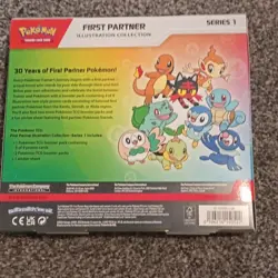 Pokemon TCG First Partner Illustration Collection Series 1 Promo 3 Packs 3 Cards - Image 2
