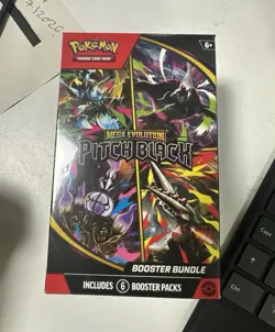 Pokemon Pokemon TCG Mega Evolution Pitch Black Booster Bundle 6 Packs 60 Cards - Image 1
