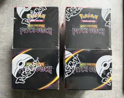 Pokemon TCG Mega Evolution Pitch Black 1/2 Booster Box x2 18 Cards English - Image 1