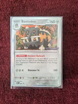Pokemon TCG Bastiodon Pitch Black Pre-release Deck Promo + full Deck + 40 cards - Image 1