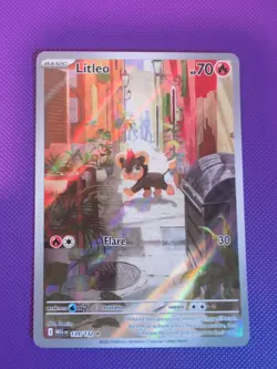 Litleo IR ILLUSTRATION RARE 139/132 Mega Evolution English Pokemon TCG - Image 1