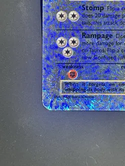 Tauros Legendary Collection 65/110 Reverse Holo WOTC Pokemon card LP - Image 3