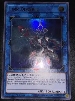 Yu-Gi-Oh! Link Disciple 1st Ed. DUPO-EN070 Ultra Rare LP x1 - Image 1