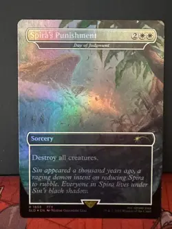 Spira's Punishment - Day of Judgment (Rainbow Foil) 1858 Holo Secret Lair - Image 1