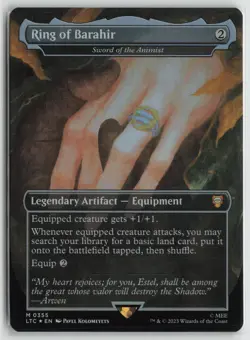 Ring of Barahir - Sword of the Animist LP Foil 355 The Lord of the Rings MTG - Image 1