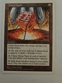 Magic: The Gathering – Mana Vault (5th Edition, Lightly Played) - Image 1