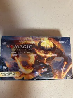 Magic: The Gathering Universes Beyond Lord of the Rings Set Booster Factory Seal - Image 1