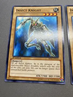 Yu-Gi-Oh! 2X Insect Knight Common 1st Edition BP01-EN115 HP - Image 2
