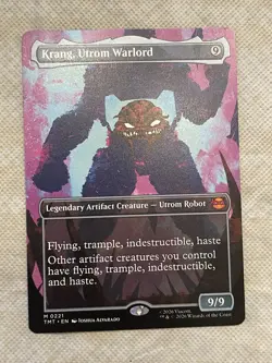 Krang, Utrom Warlord (Borderless) Teenage Mutant Ninja Turtles 221 Mythical MTG - Image 1