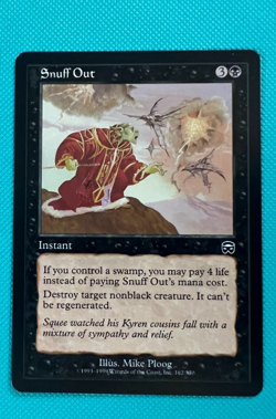 Snuff Out - Mercadian Masques - MTG - Magic the Gathering - LP - Image 1