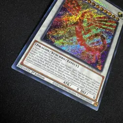 Yugioh! Crimson Dragon Secret Rare Near Mint 1st Edition DUNE-EN038 - Image 3