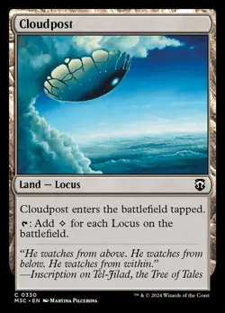 Cloudpost X1 RIPPLE FOIL-NM/M- Commander: Modern Horizons 3 - Image 1