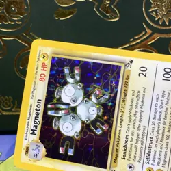 Magneton (11) Fossil #11 (1999) Holo 1st Edition Pokemon LP + NM - - Image 3