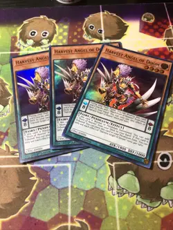 3x Harvest Angel of Doom 1st Edition Super Rare CYAC-EN026 Yu-Gi-Oh! - Image 1