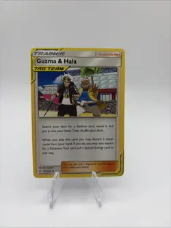 Guzma & Hala 193/236 Cosmic Eclipse Sun And Moon Tag Team Pokemon Trainer NM / M - Image 1