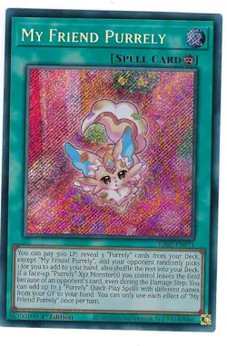 My Friend Purrely x1 RA02-EN071 Platinum Secret Rare Yugioh - Image 1