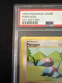 1999 Pokemon Game PORYGON 1ST EDITION 39/102 PSA 8 NM-MT - Image 3