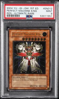2004 YU-GI-OH! RDS-RISE OF DESTINY #EN012 PERFECT MACHINE KING PSA 9 - Image 1