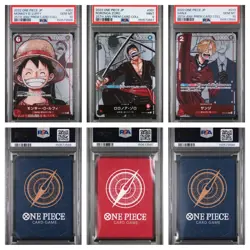 2022 ONE PIECE JP 25TH ANNIVERSARY PREMIUM CARD COLLECTION SEQUENTIAL SET PSA - Image 1