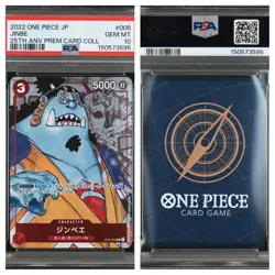 2022 ONE PIECE JP 25TH ANNIVERSARY PREMIUM CARD COLLECTION SEQUENTIAL SET PSA - Image 4