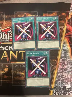 Yu-Gi-Oh! Speed Duel Block Attack Spell Card Set X3 NM 1st Edition - Image 1
