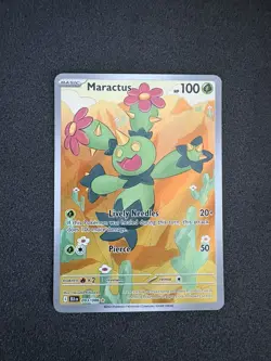 Pokemon TCG Black Bolt Maractus Illustration Rare Card 093/086 - Image 1