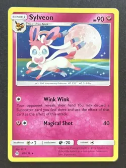 Sylveon 87/131 Forbidden Light Regular Non Holo Pokemon Card MP - Image 1
