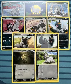 [10x] Pokemon Card Lot: Poochyena - Non-Holo - Common (2003-2024) *NM/LP* - Image 1