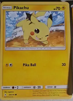 5 Card Lot Of Pokemon Pikachu Cards Vintage To Modern - Image 3