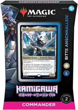 Magic The Gathering Kamigawa Neon-Dynastie Commander Deck Bitte Anschnallen - Image 1
