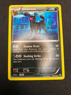 Umbreon 60/108 Uncommon Dark Explorers Pokemon NM/LP+ - Image 1