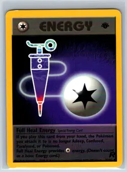Full Heal Energy 81/82 Uncommon Team Rocket Pokemon 1st Edition Near Mint - Image 1