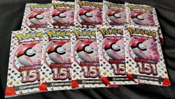 Lot of 10 151 Booster Packs - Pokemon TCG - New SEALED - Scarlet & Violet - Image 2