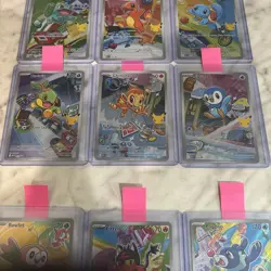 2026 Pokemon First Partner Illustration Collection Series 1 Complete Set of 9 - Image 5
