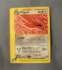 Pokemon TCG Pidgeot 59/165 Expedition Base Set Rare Unlimited - Image 1