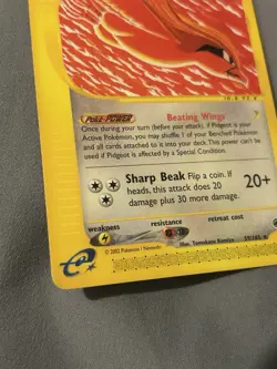 Pokemon TCG Pidgeot 59/165 Expedition Base Set Rare Unlimited - Image 4
