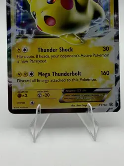 Pikachu EX XY174 Holo XY Promo Pokemon Moderately Played - Image 3