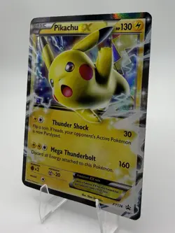 Pikachu EX XY174 Holo XY Promo Pokemon Moderately Played - Image 5