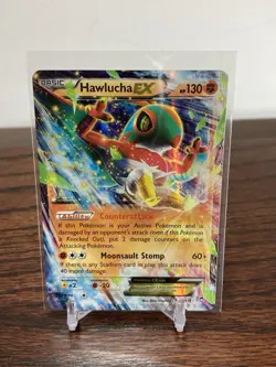 Pokemon TCG - Hawlucha EX XY - Furious Fists 64/111 Ultra Rare Holo LP+ - Image 1
