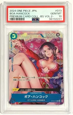 2024 One Piece Boa Hancock ST03-013 Premium PSA 10 Gem Mint Japanese BS Vol. 2 - Image 1