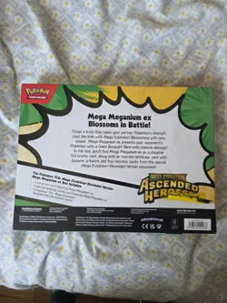 Mega Meganium EX Box -Mega Evolution Ascended Heroes Pokemon TCG Factory Sealed - Image 2