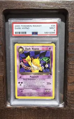 Dark Hypno Team Rocket 26/82 PSA 9 Non Holo Pokemon Card - Image 1