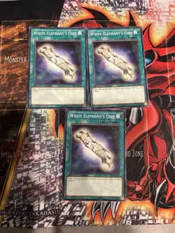 Yu-Gi-Oh! Speed Duel White Elephant's Gift Spell Card Set of X3 NM 1st Edition - Image 1
