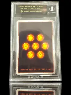 💎 BLACK LABEL BGS Dragon Ball Super Card Game SS Gogeta Critical Blow BT22-140 - Image 2