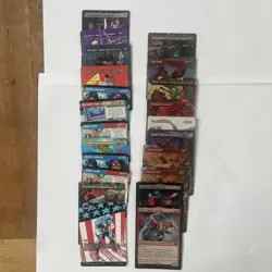 MTG Marvel Super Heroes Card Rare Bundle x 22. Foil and non foil - Image 1