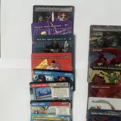 MTG Marvel Super Heroes Card Rare Bundle x 22. Foil and non foil - Image 2