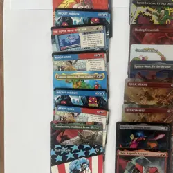 MTG Marvel Super Heroes Card Rare Bundle x 22. Foil and non foil - Image 3