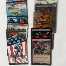 MTG Marvel Super Heroes Card Rare Bundle x 22. Foil and non foil - Image 4