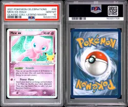 PSA 10 Mew EX 88/92 Celebrations Classic 25th Holo Pokemon Card - Gem Mint - Image 1