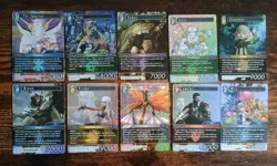 Final Fantasy TCG Trading Card Game Legends Bundle x 10 All Foil - Image 1